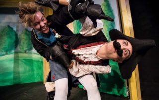 A Victorian-era Lord grapples with a servant disguised as a Lord.