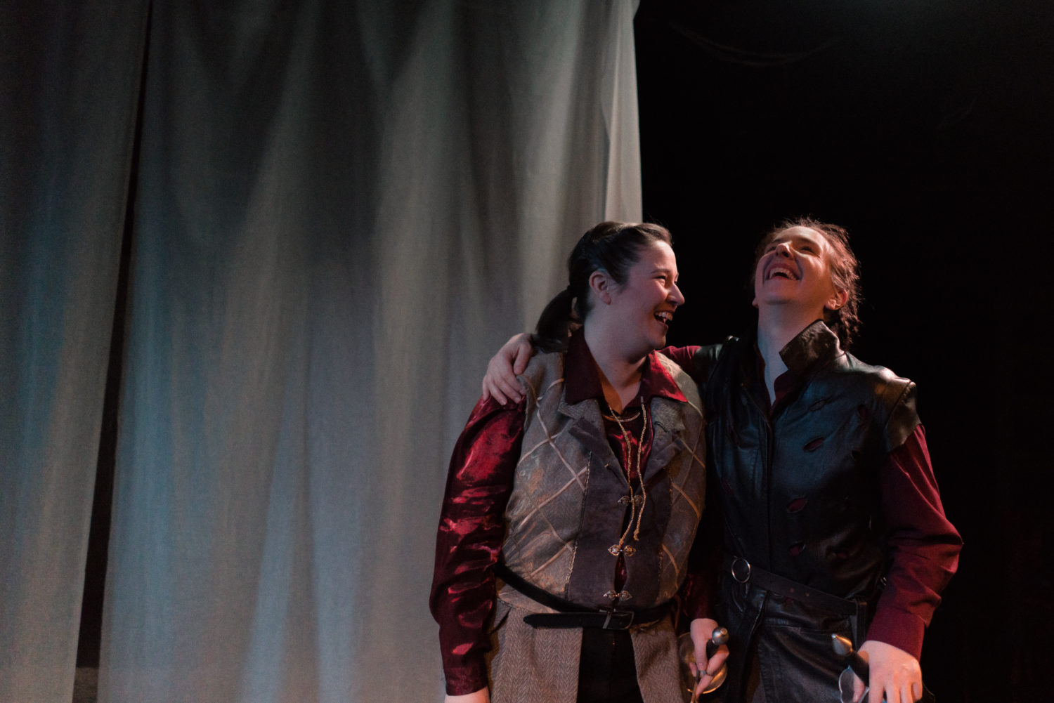 Iago laughs with Roderigo